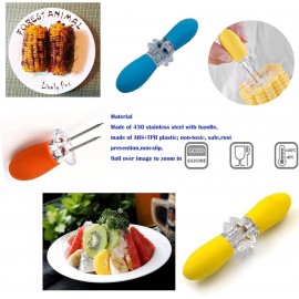 8 Pcs Corn Forks Corn Holders,Corn on the Cob Forks,Safe Interlocking
