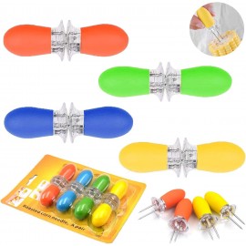 8 Pcs Corn Forks Corn Holders,Corn on the Cob Forks,Safe Interlocking