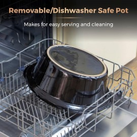 Tower T16043GRY Cavaletto 6.5 Litre Slow Cooker with 3 Heat Settings,