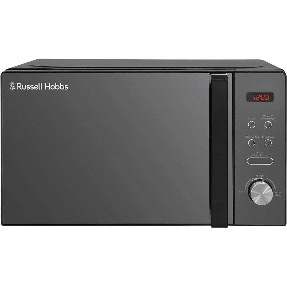 Russell Hobbs RHM2076B 20 Litre 800 W Black Digital Solo Microwave wit