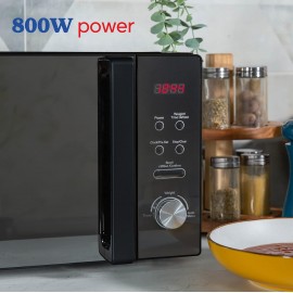 Russell Hobbs RHM2076B 20 Litre 800 W Black Digital Solo Microwave wit