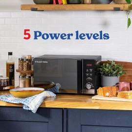 Russell Hobbs RHM2076B 20 Litre 800 W Black Digital Solo Microwave wit