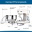 Vospeed Stand Mixer Dough Blender, 5 QT 1000W Food Mixer Electric Cake