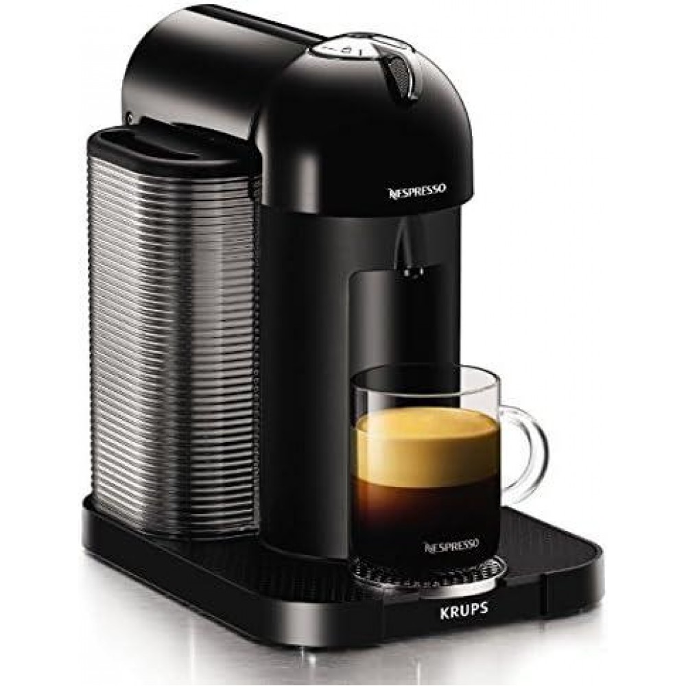 Nespresso, Pod Coffee Machine, Vertuo, Black finish by Krups, XN901840