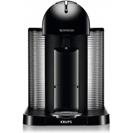 Nespresso, Pod Coffee Machine, Vertuo, Black finish by Krups, XN901840