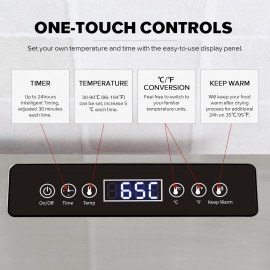 Kwasyo Stainless Steel Food Dehydrator, 6 Tray Fruit Dryer Machine wit