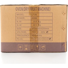 Kwasyo Stainless Steel Food Dehydrator, 6 Tray Fruit Dryer Machine wit