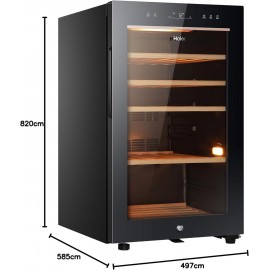 Haier HWS49GA Freestanding Wine Cooler, Single Zone 49 Bottle Single Z