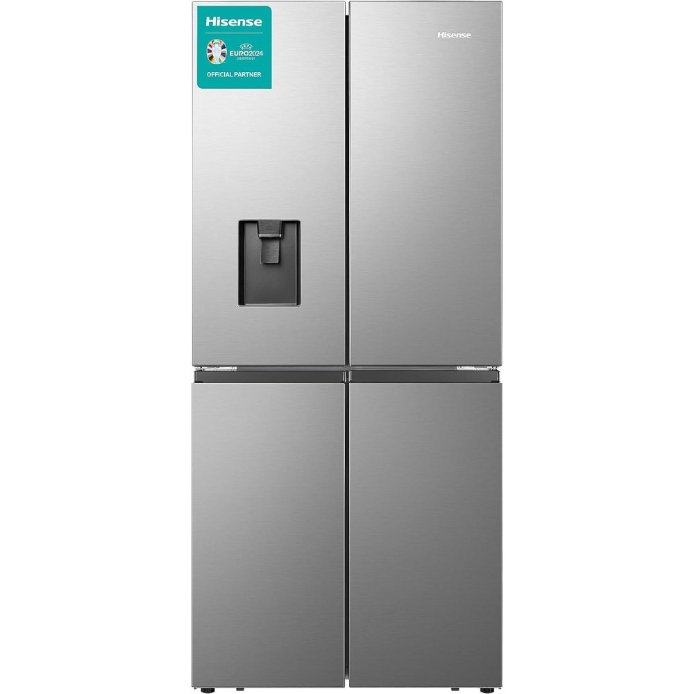 Hisense RQ560N4WCF Freestanding American Fridge Freezer Cross Door, No