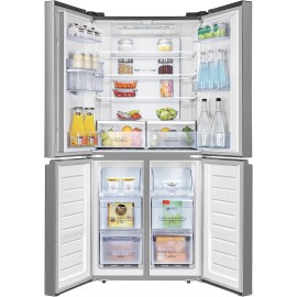 Hisense RQ560N4WCF Freestanding American Fridge Freezer Cross Door, No
