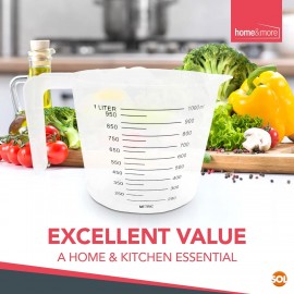 3pk Plastic Measuring Jugs 1 Litre | Plastic Measuring Jug for Kitchen