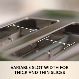 Breville High Gloss 2-Slice Toaster with High-Lift & Wide Slots | Crea