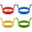 4 Pack Egg Rings for Frying, Non Stick Fried Egg Ring Silicone Egg Fry