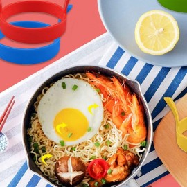 4 Pack Egg Rings for Frying, Non Stick Fried Egg Ring Silicone Egg Fry