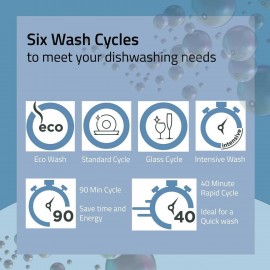 Cookology CBID601 Fully Integrated, Built-in Dishwasher | 60cm, 12 Pla