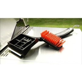 Char-Broil 140533 - 2-in-1 Cool-Clean Grill Cleaning Brush and Scraper