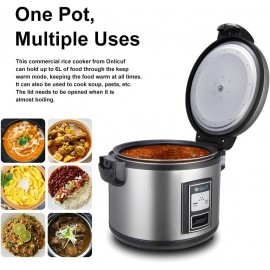 Commercial Rice Cooker 70-Cup Cooked (35-Cup Uncooked) Stainless Steel