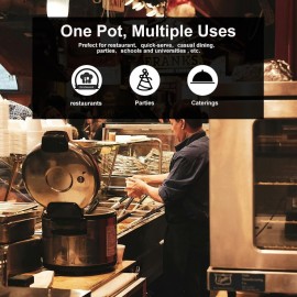 Commercial Rice Cooker 70-Cup Cooked (35-Cup Uncooked) Stainless Steel