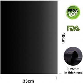 EXTSUD BBQ Grill Mat, 5 Pcs bbq Grill Mats Non Stick Reusable and Baki