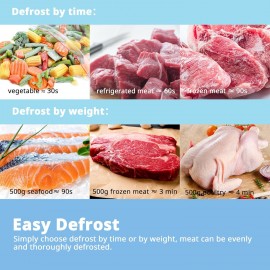 COMFEE' Retro Style 800w 20L Microwave Oven with 8 Auto Menus, 5 Cooki