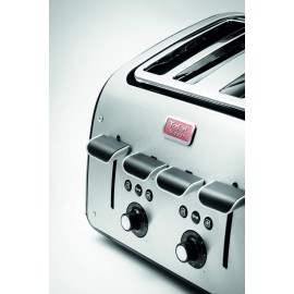 Tefal TT770811 toaster stainless steel, 4 slots