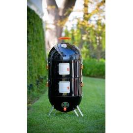 ProQ BBQ Smoker (Frontier V4) - 4in1 Charcoal Meat Smoker BBQ - Outdoo