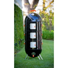 ProQ BBQ Smoker (Frontier V4) - 4in1 Charcoal Meat Smoker BBQ - Outdoo