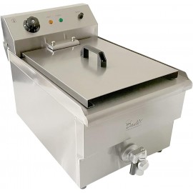 Davlex commercial electric deep fat chip fryer 13 litre tank single ba