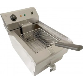 Davlex commercial electric deep fat chip fryer 13 litre tank single ba