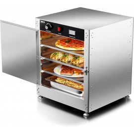 PYY Warming Cabinet 4 Tier 19x19x24 Hot Box Food Warmer for Catering,