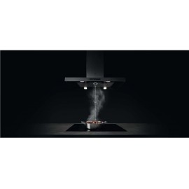 AEG 90cm Slimline Chimney Cooker Hood with Hob2Hood - Stainless Steel