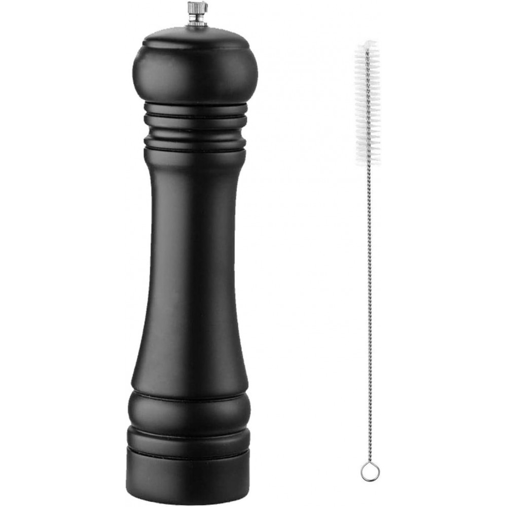 BINHAI Wooden Pepper Mill Black Pepper Grinder Kit Manual Mills Solid