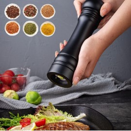 BINHAI Wooden Pepper Mill Black Pepper Grinder Kit Manual Mills Solid