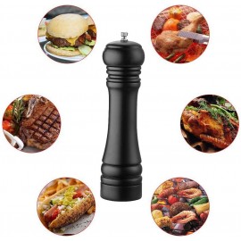 BINHAI Wooden Pepper Mill Black Pepper Grinder Kit Manual Mills Solid