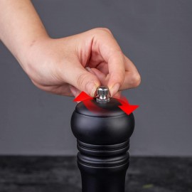 BINHAI Wooden Pepper Mill Black Pepper Grinder Kit Manual Mills Solid