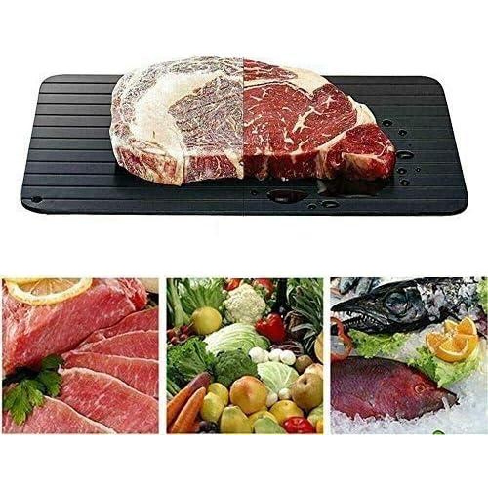 Mantraraj Aluminum Quick Defrost Board Defrosting Tray Rapid Thawing T