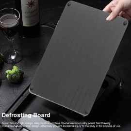 Mantraraj Aluminum Quick Defrost Board Defrosting Tray Rapid Thawing T