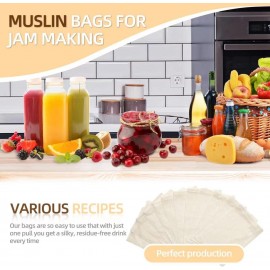 Irich 30 Pack Cotton Muslin Bags, Reusable Mesh Bags with Drawstring -
