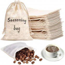 Irich 30 Pack Cotton Muslin Bags, Reusable Mesh Bags with Drawstring -