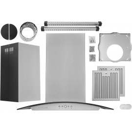 Hauslane | Chef Series IS-200 30 Modern Island Range Hood | Contempora