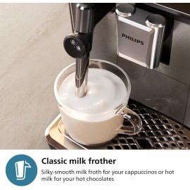 PHILIPS 3300 Series Fully Automatic Espresso Machine - 5 Beverages, In