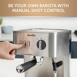 Breville Bijou Espresso Machine | Automatic and Manual Espresso, Cappu