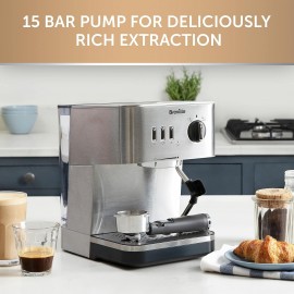 Breville Bijou Espresso Machine | Automatic and Manual Espresso, Cappu