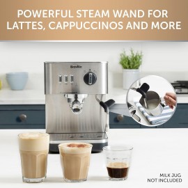 Breville Bijou Espresso Machine | Automatic and Manual Espresso, Cappu