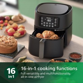 Philips Airfryer 5000 Series XXL, 7.2L (1.4Kg) - 6 portions, 16-in-1 A