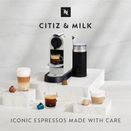 Nespresso Citiz Automatic Pod Coffee Machine with Milk Frother for Esp