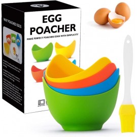 Egg Poacher Cups, Egg Boiler Mold Cup, Silicone Egg Poachers, Egg Poac
