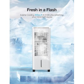 3-IN-1 Portable Evaporative Air Cooler,Grelife Air Cooler Cooling Fan