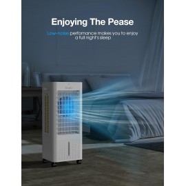 3-IN-1 Portable Evaporative Air Cooler,Grelife Air Cooler Cooling Fan