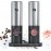Electric Salt and Pepper Grinder Set, RIGHTWELL 2 PCS Adjustable Coars